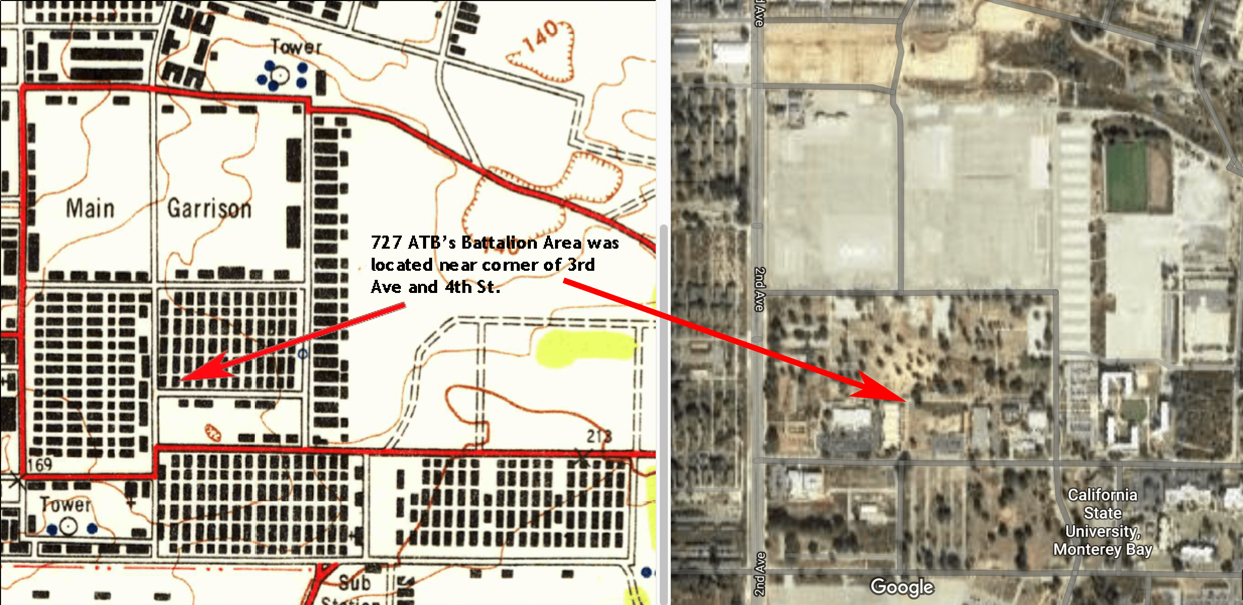 Map Of Fort Ord California Fort Ord California Map Map Of Western Hemisphere